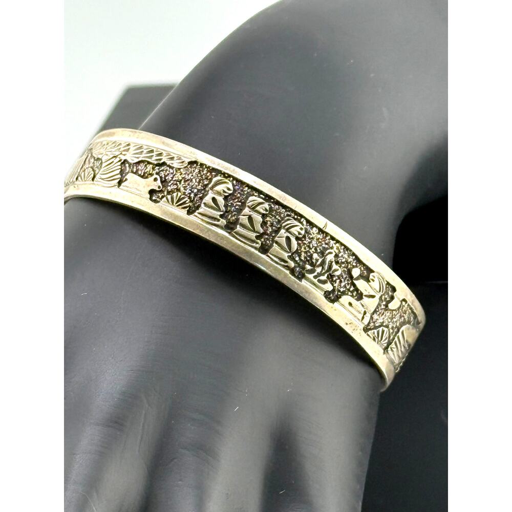 Native American Elaine Becenti Navajo Story Teller Bracelet